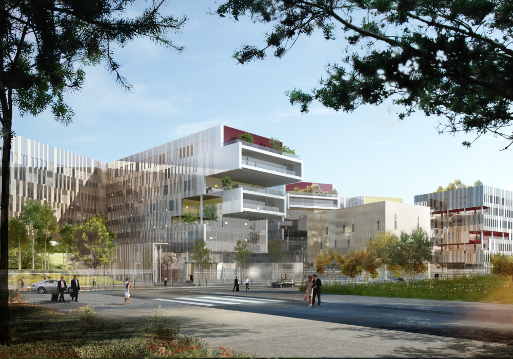 Construction du Campus SFR pour VINCI IMMOBILIER ENTREPRISES